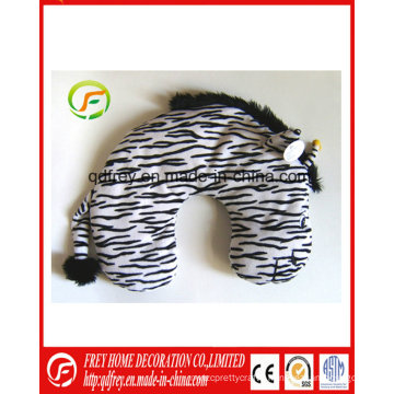 Plush Zebra Toy Traveling Neck Cushion Pillow